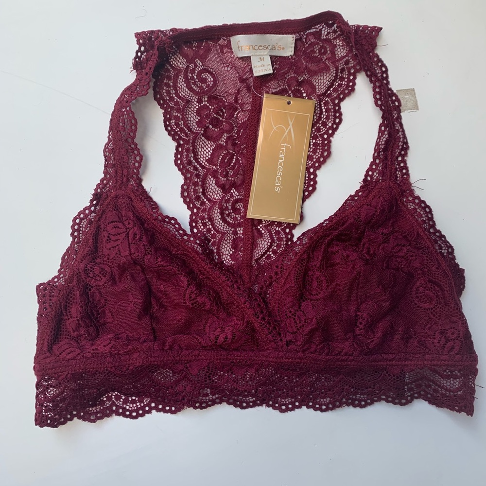 Francesca’s lace bralette